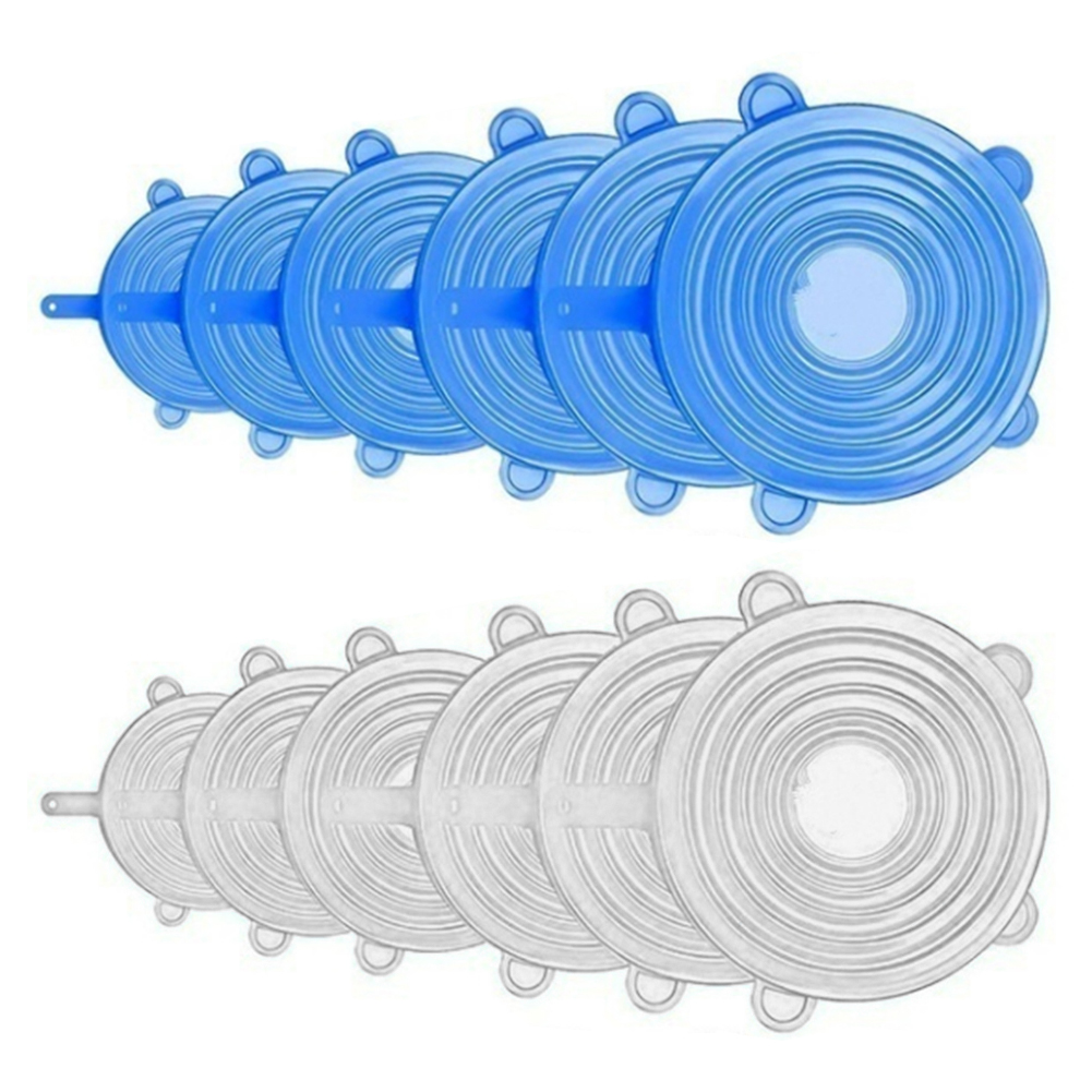12pcs/set Fresh-keeping Cover Food Seal Wrap Elastic Silicone Stretch Lids, 501 Original
12pcs/set Fresh-keeping Cover Food Seal Wrap Elastic Silicone Stretch Lids, 501 Original