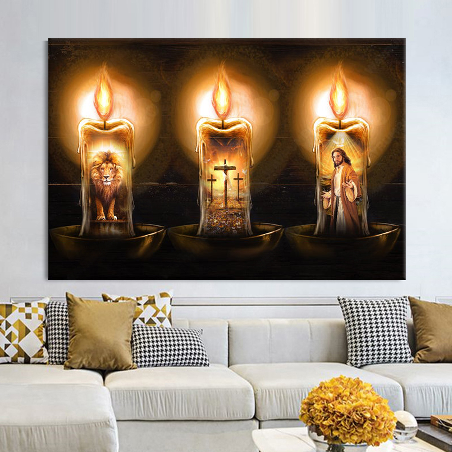 Lion of the Tribe of Judah Canvas Wall Art