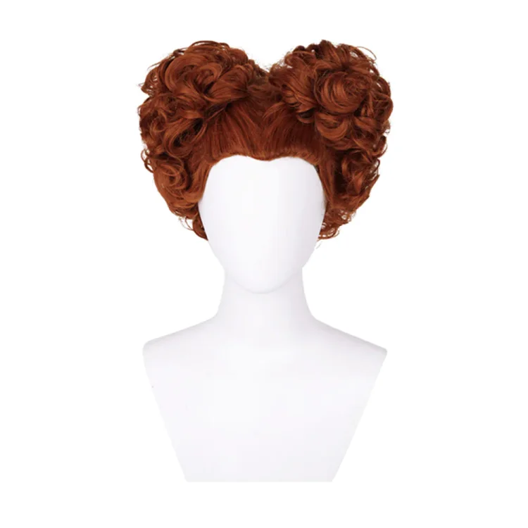 Hocus Pocus Heat Resistant Synthetic Hair Winifred Sanderson Carnival Halloween Party Props Cosplay Wig