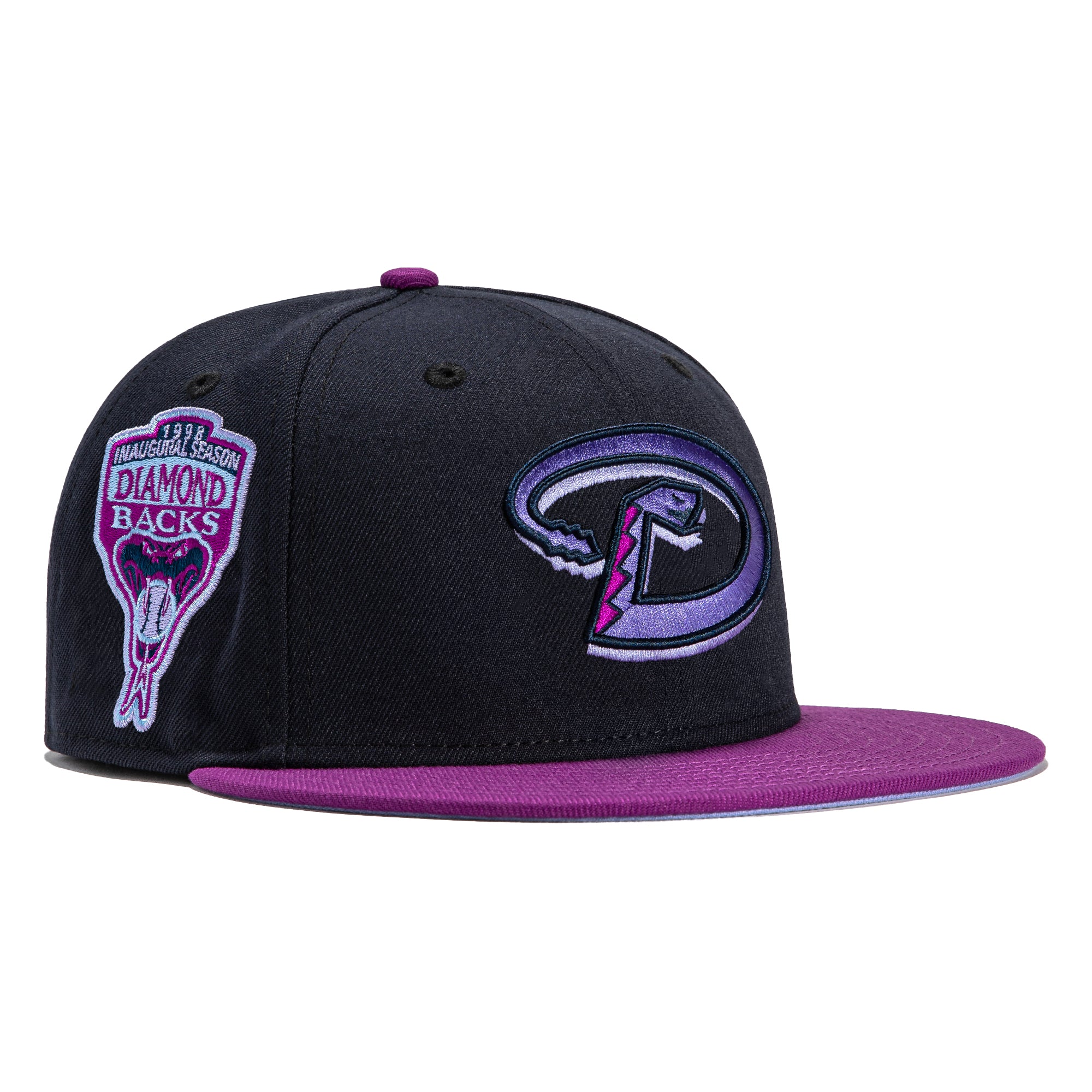 New Era Tampa Bay Rays Inaugural Season 1998 Pink Grapes Edition 59Fifty  Fitted Hat