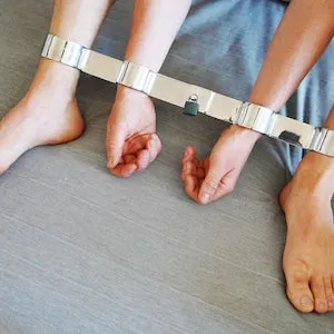 pornhint Pornhint Stainless Steel Pillory for Hands and Feet
