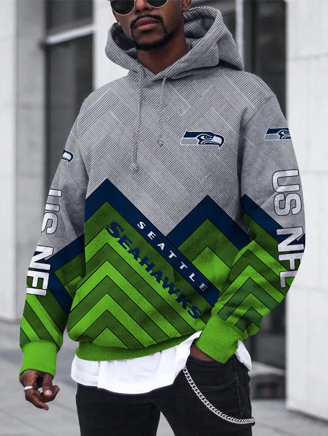 Seattle Seahawks
3D Printed Hooded Pocket Pullover Hoodie