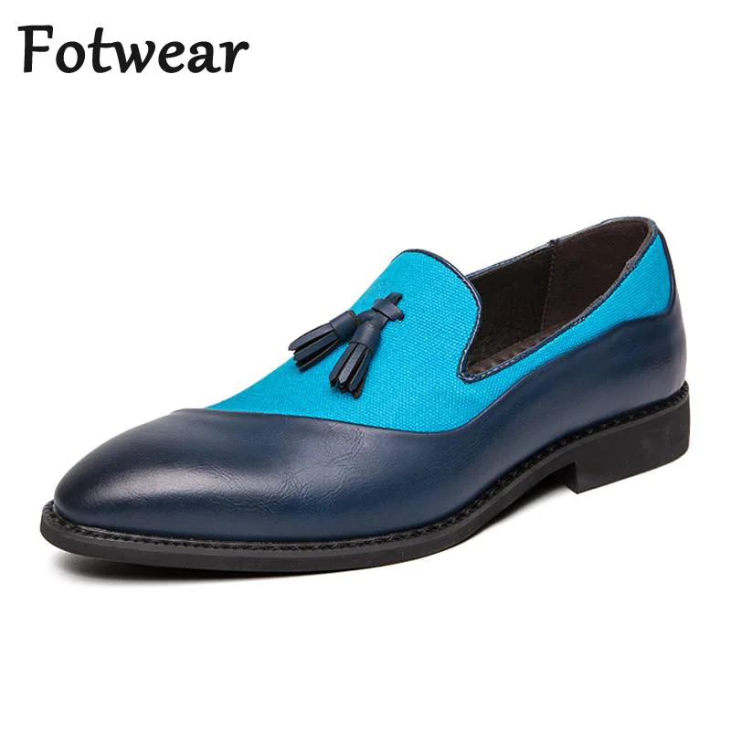 Carlo Morandi Black Velvet Tassel Slip-on Smoking Shoes