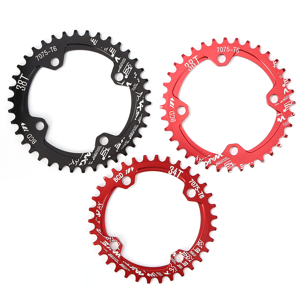 WAKE Aluminum Alloy Road Mountain Bike Crankset Round Narrow Wide Chainring, Red, 501 Original
WAKE Aluminum Alloy Road Mountain Bike Crankset Round Narrow Wide Chainring, Red, 501 Original