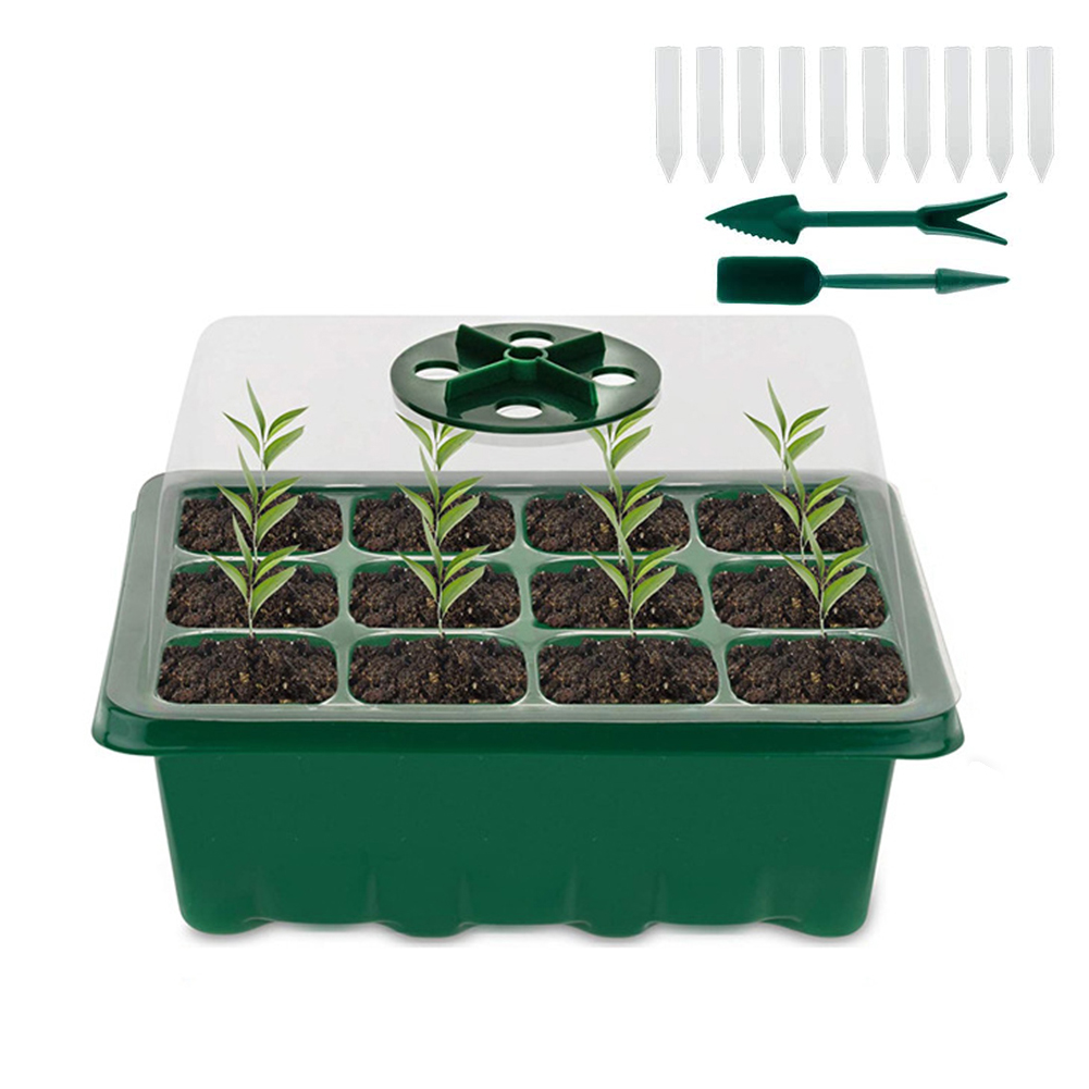12 Cells Seed Nursery Tray Kit Germination Plant Pots Propagation Grow Box, 501 Original
12 Cells Seed Nursery Tray Kit Germination Plant Pots Propagation Grow Box, 501 Original