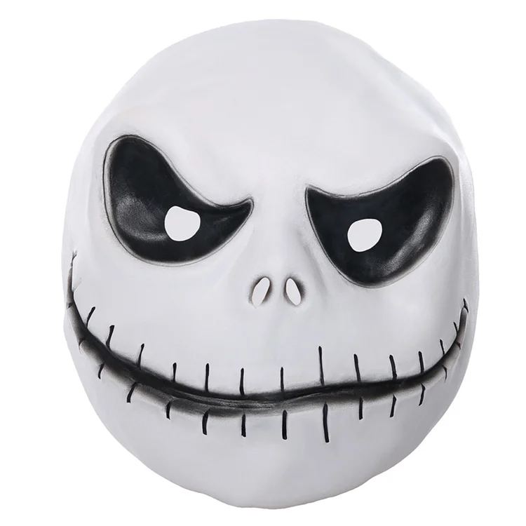 The Nightmare Before Christmas Jack Skellington Skull Mask Cosplay Halloween Accessories Props