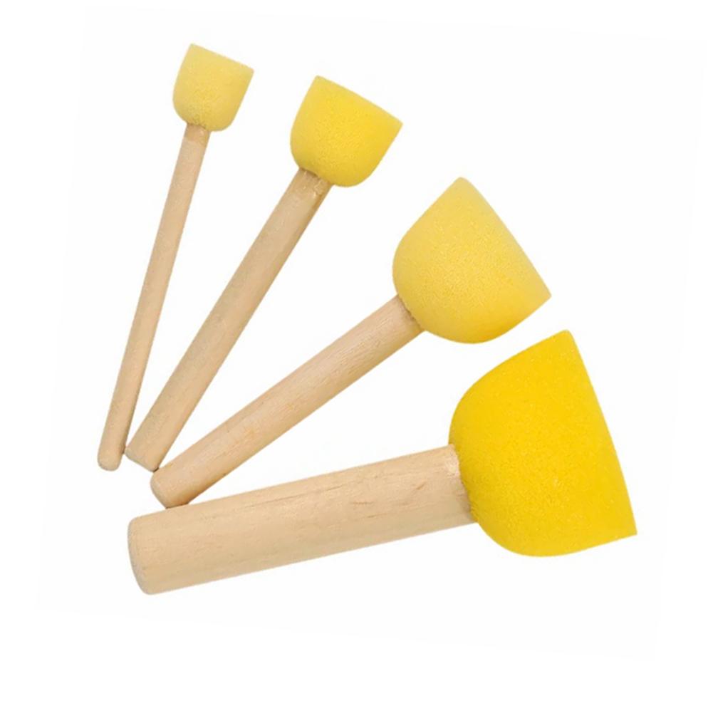 4pcs DIY Wooden Handle Sponge Painting Graffiti Brush for Kids Drawing Toys, 501 Original
4pcs DIY Wooden Handle Sponge Painting Graffiti Brush for Kids Drawing Toys, 501 Original