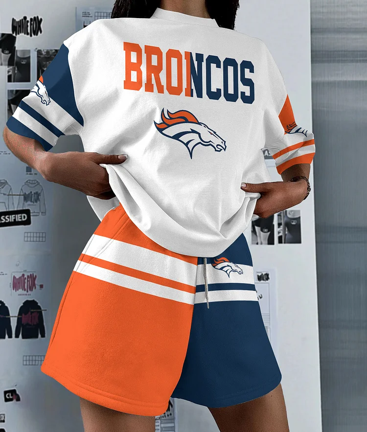 Denver Broncos  Limited Edition Top And Shorts Two-Piece Suits