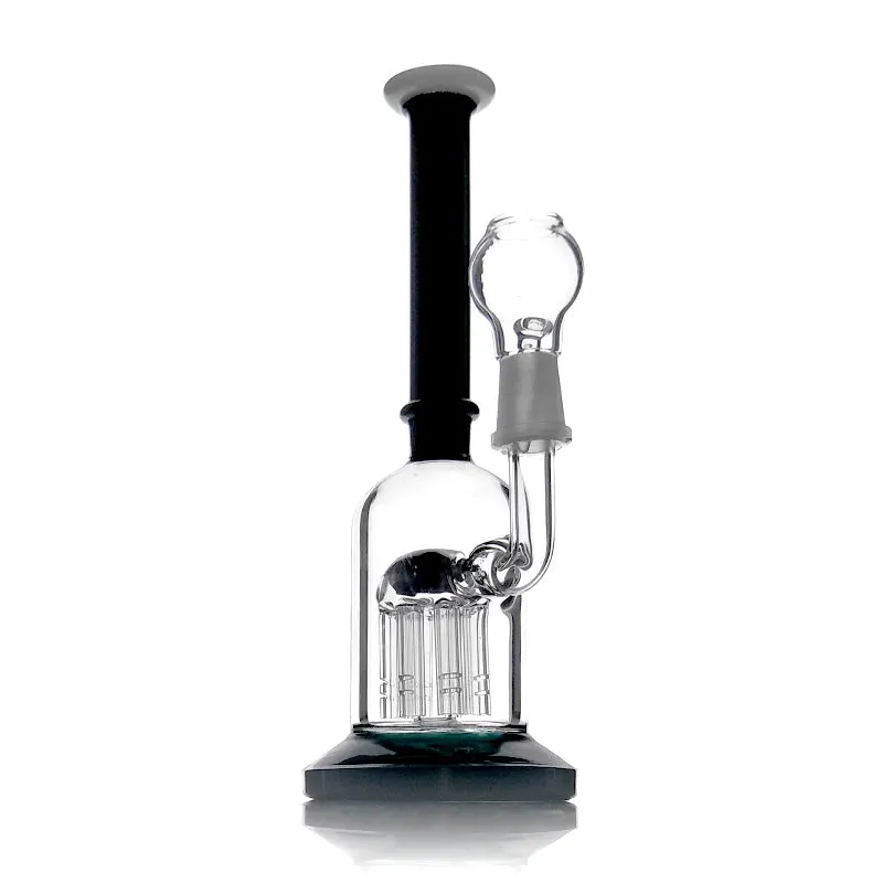 Circle Shape Dome Fritted Disc Fat Can Glass Smoking Water Pipe
