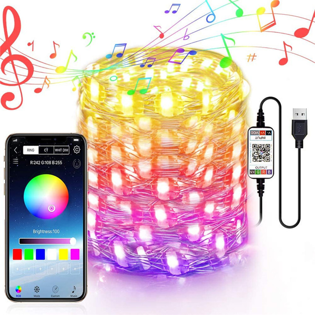 USB Bluetooth App Control 200 LED-Curtain String Night Light, 10m100led, 501 Original
USB Bluetooth App Control 200 LED-Curtain String Night Light, 10m100led, 501 Original