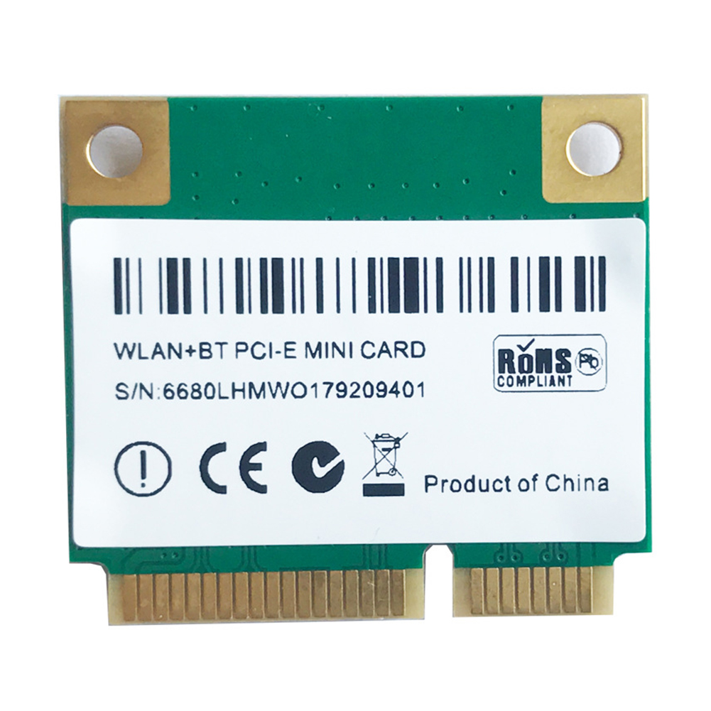 1200Mbps Wireless Mini PCI-E Network WiFi Card Bluetooth 4.2 2.4Ghz/5Ghz, 501 Original
1200Mbps Wireless Mini PCI-E Network WiFi Card Bluetooth 4.2 2.4Ghz/5Ghz, 501 Original