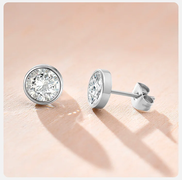 Fashion Zircon Stud Earrings