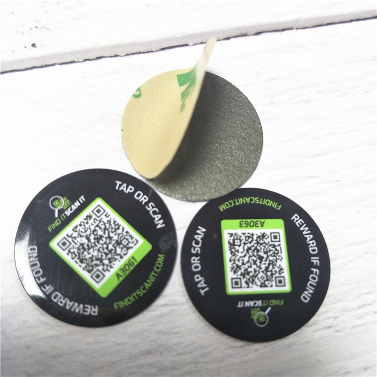 NFC Bubble Tags for Share social medias contact profiles