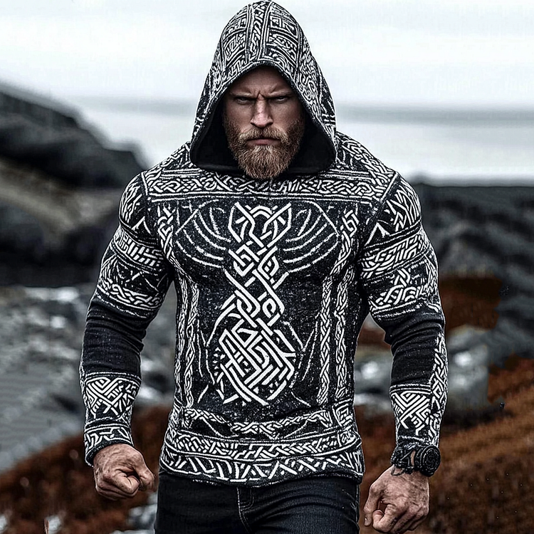Women's Viking Tribal Celtic Casual Hooded