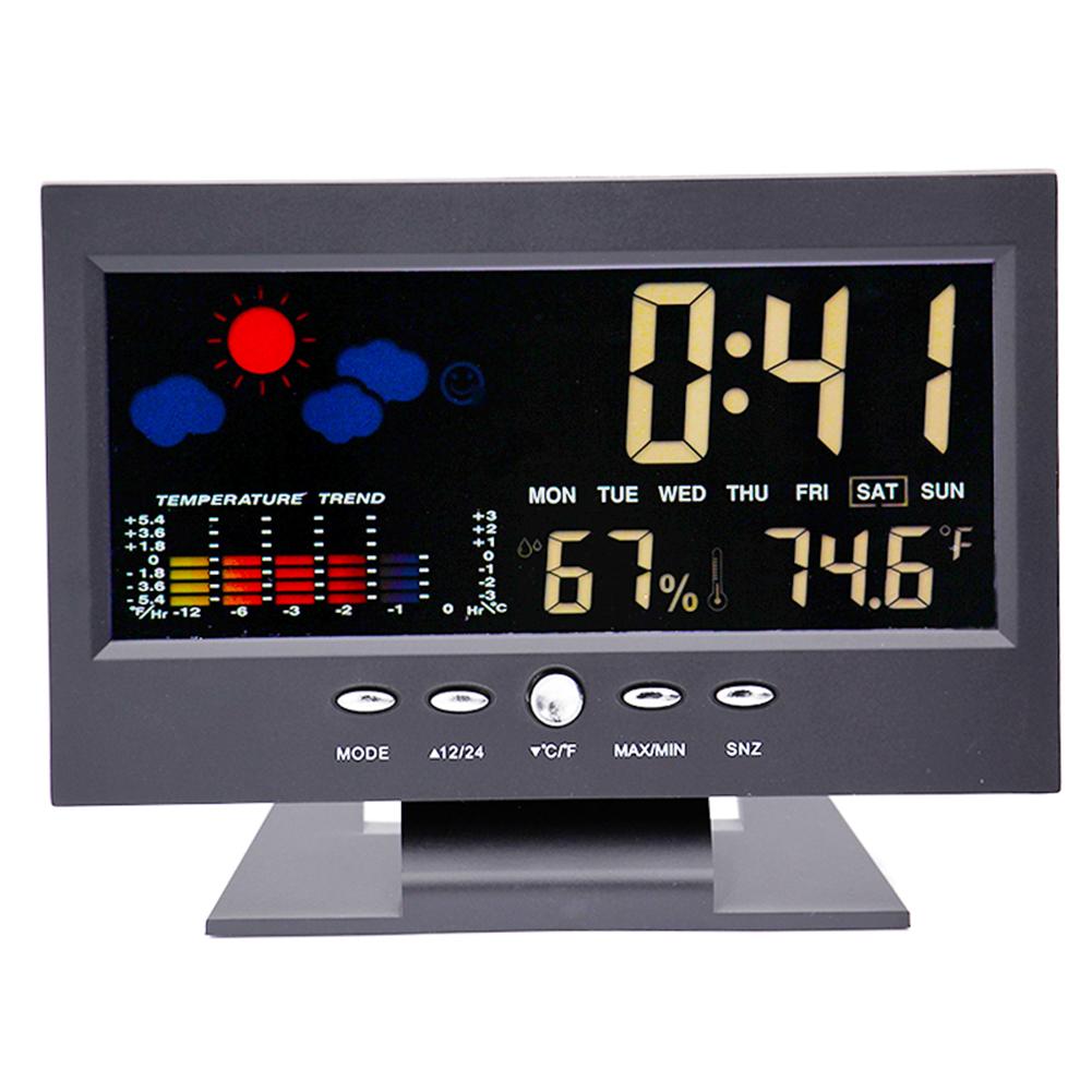 Digital Temperature Humidity Monitor Clock LCD Display Indoor Home Weather, 501 Original
Digital Temperature Humidity Monitor Clock LCD Display Indoor Home Weather, 501 Original