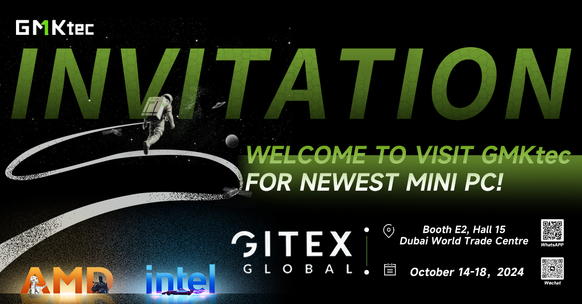 GMKtec invites you to visit Gitex and explore our latest products!