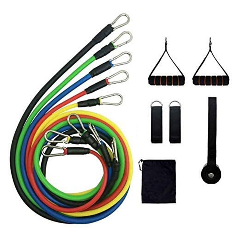 11x Muscle Strength Training Exercise Handle TPE Elastic Resistance Bands, 501 Original
11x Muscle Strength Training Exercise Handle TPE Elastic Resistance Bands, 501 Original