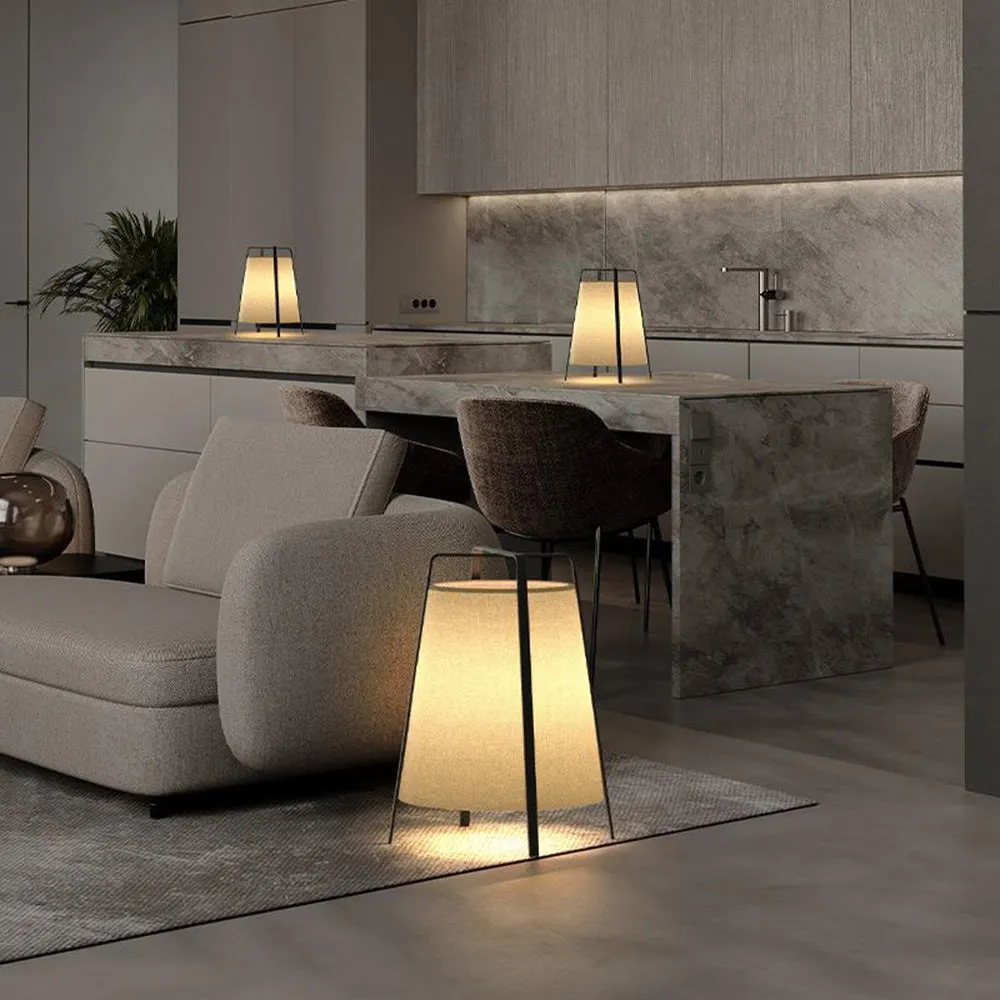 Renée Modern Minimalist Metal/Fabric Floor Lamp Living Room/Bedroom