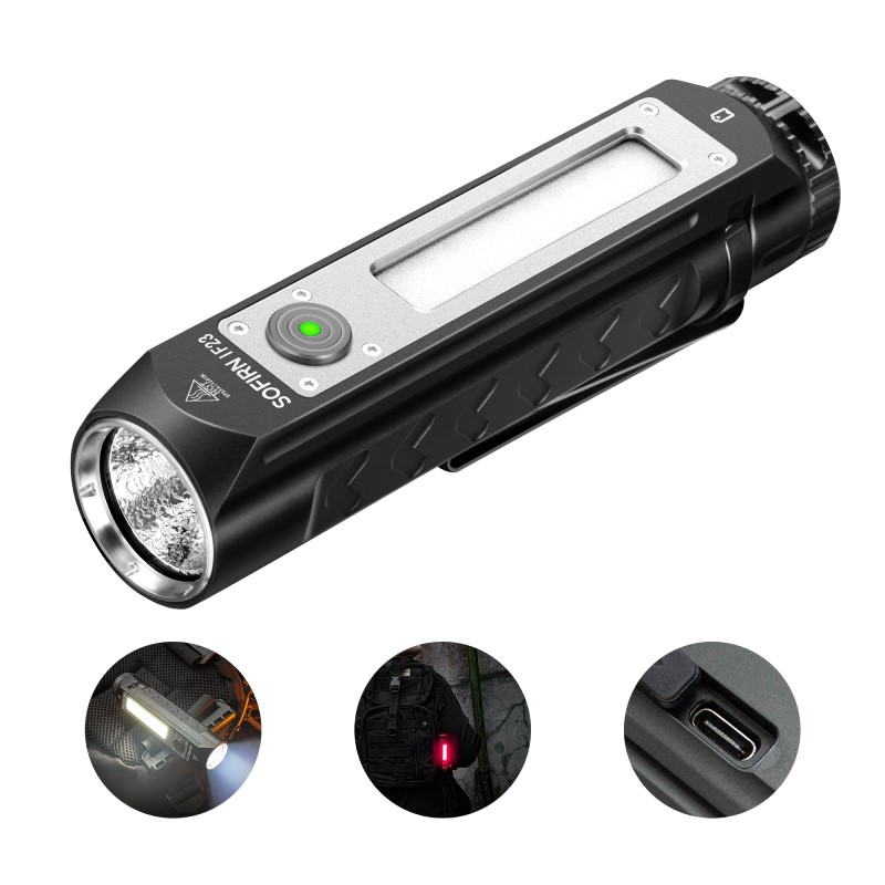 Battery-powered Mini Portable Edc Flashlight Emergency Lighting