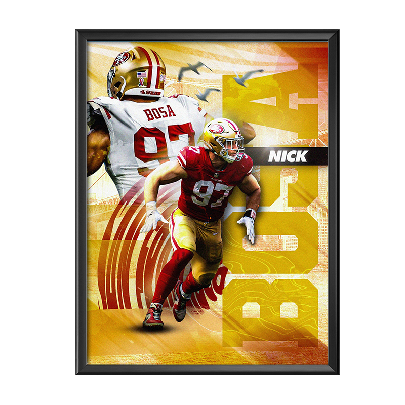 Nick Bosa-San Francisco 49ers Poster Art