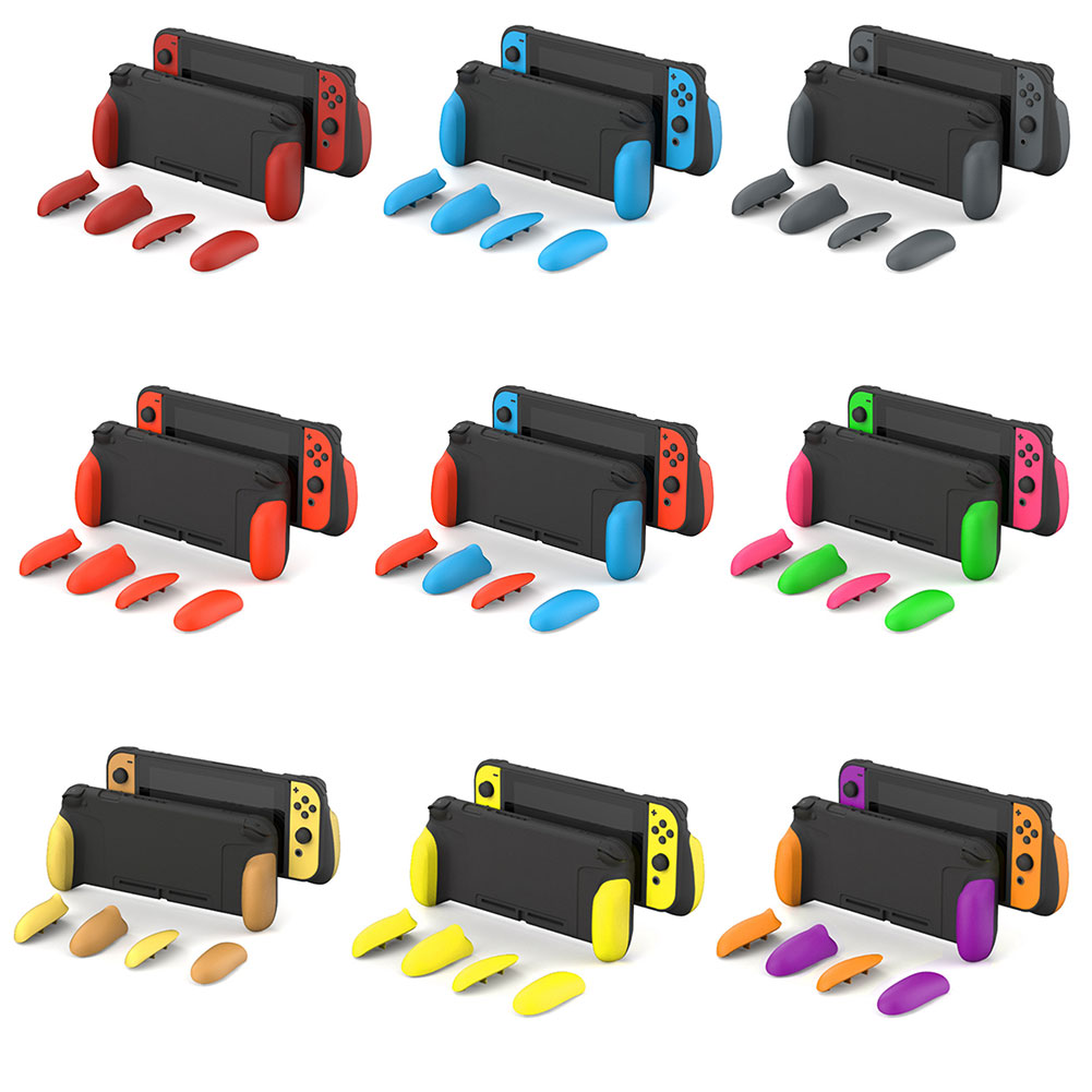 Game Console Grip Protective Case with Replaceable Grips Kits for Switch, Orange, 501 Original
Game Console Grip Protective Case with Replaceable Grips Kits for Switch, Orange, 501 Original