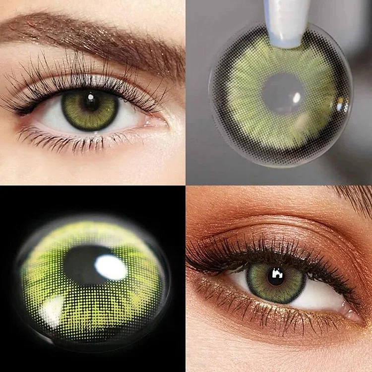 【PRESCRIPTION】Dawn Mirage Green Colored Contact Lenses