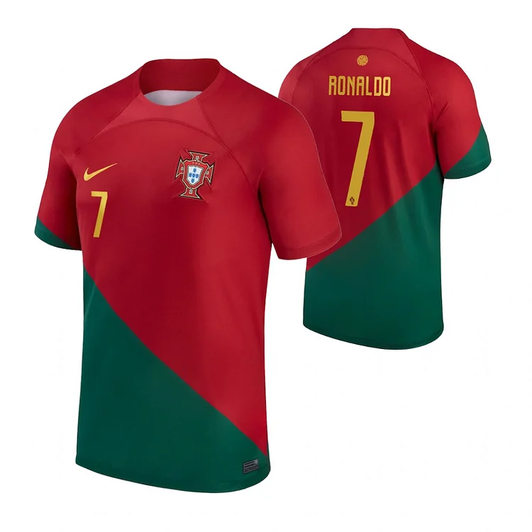 Portugal Cristiano Ronaldo 7 Home Shirt Kids & Junior Minikit World Cup 2022