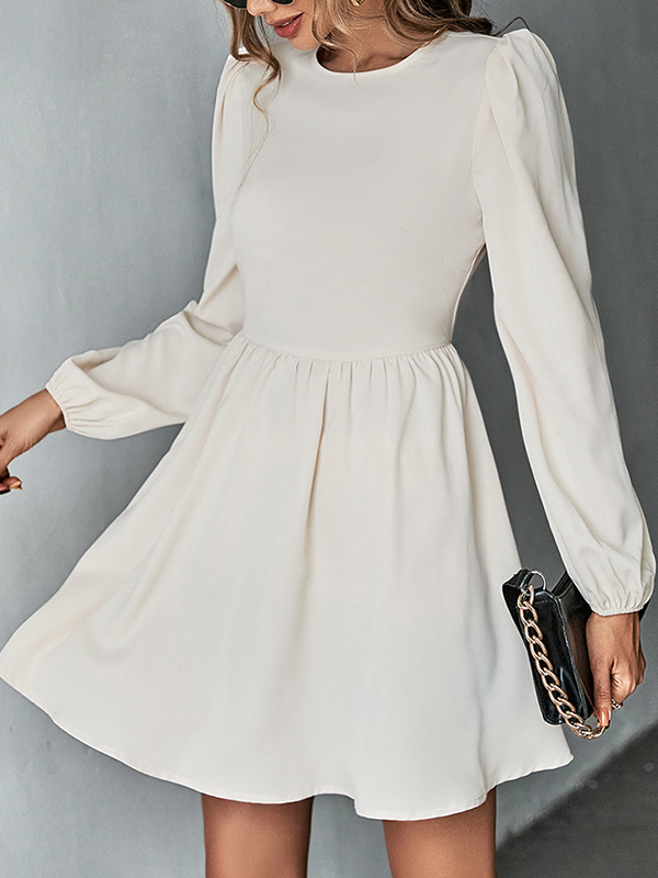 Aazon.co: Bateroon Girls Suer Dress Square Neck Short Sleeve