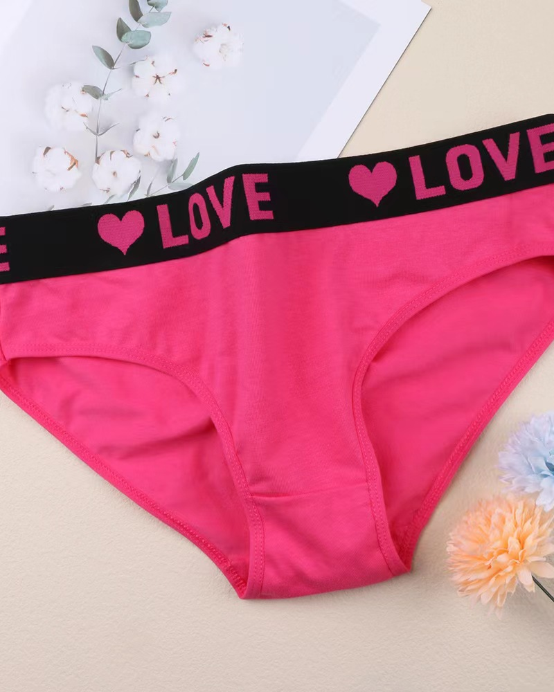 Soft Comfortable Stylish Sports Letter Underwear