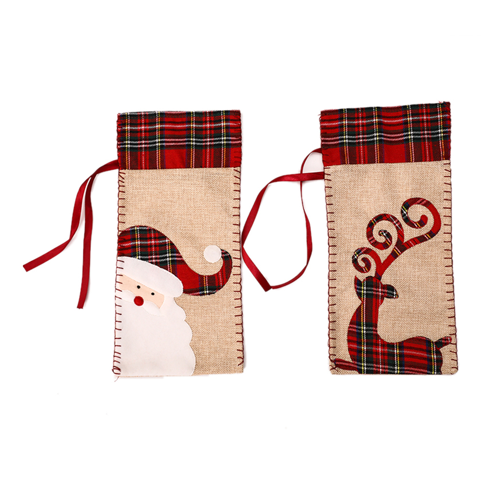 Christmas Lattice Champagne Wine Bottle Cover Drawstring Pocket Xmas Supply, Old man, 501 Original
Christmas Lattice Champagne Wine Bottle Cover Drawstring Pocket Xmas Supply, Old man, 501 Original