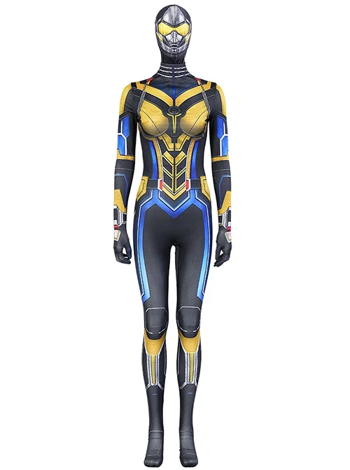Ant-Man And The Wasp Quantumania Wasp Hope Van Dyne Jumpsuit Halloween Cosplay Costume