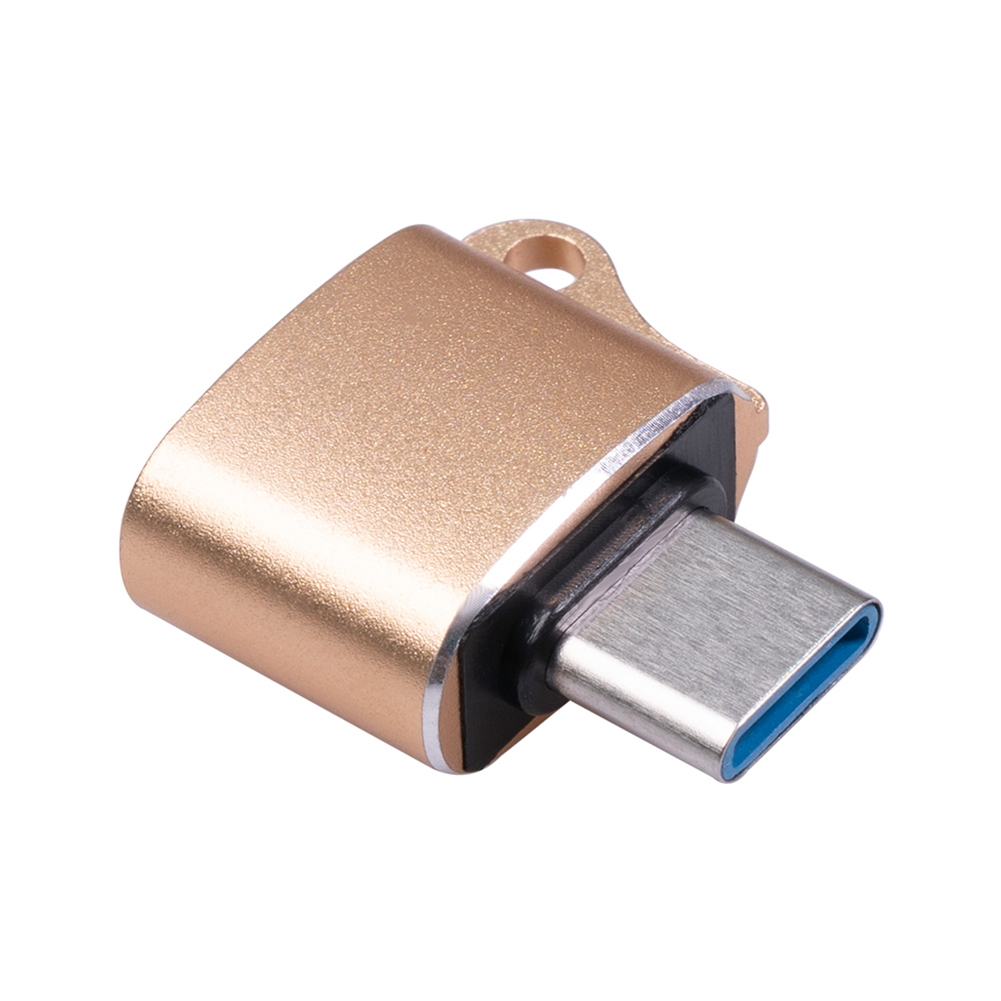 1x Type-C OTG Connectors USB C Male to USB 2.0 Female Converter (Gold, 501 Original
1x Type-C OTG Connectors USB C Male to USB 2.0 Female Converter (Gold, 501 Original