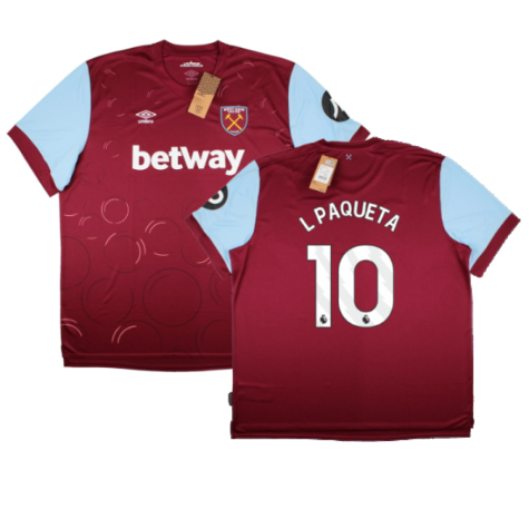 West Ham United Lucas Paquetá 10 Home Shirt Kit 2023-2024