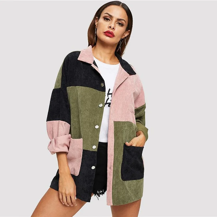 90S RETRO CORDUROY JACKET V134