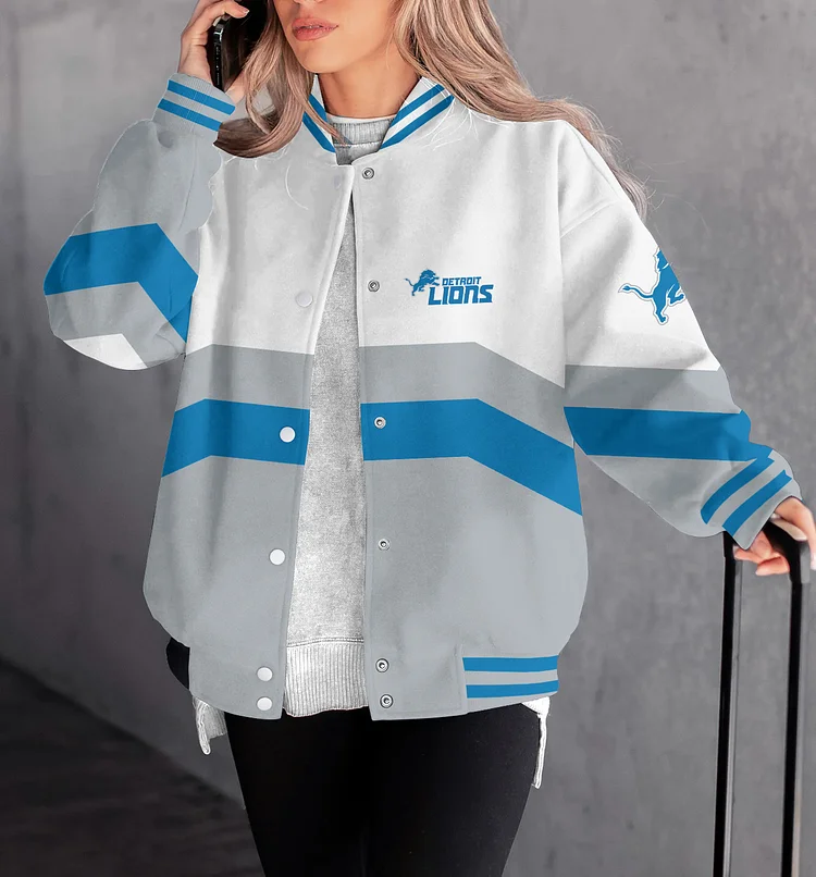 Detroit Lions Women Limited Edition Full-Snap Casual Jacket