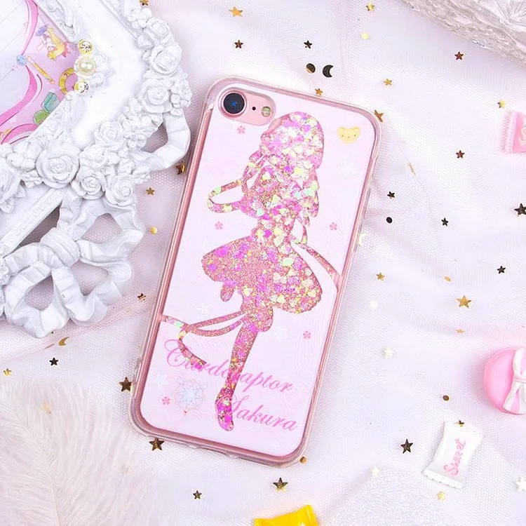 Card Captor Sakura Paillette Liquid Phone Case S12761