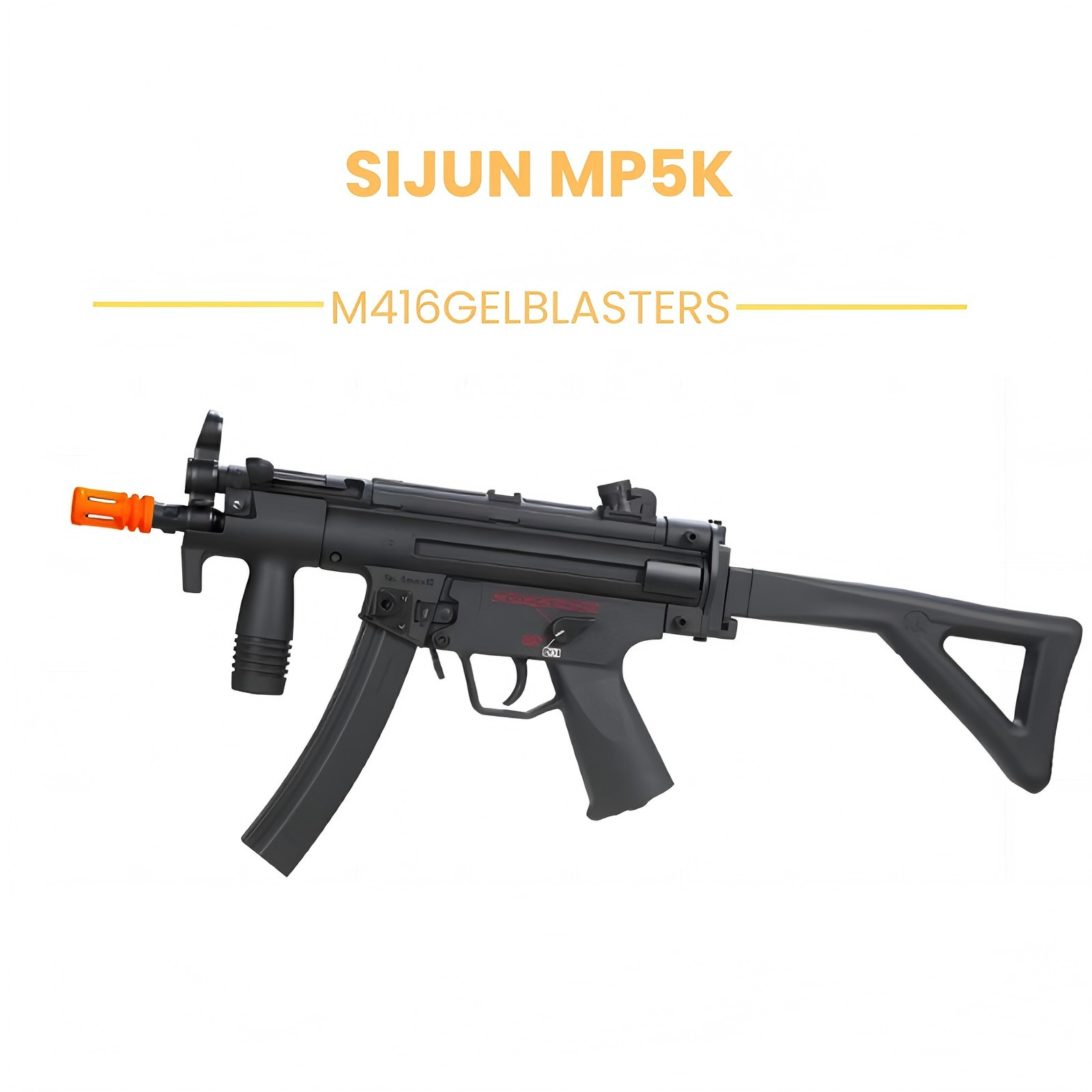 MP5K Assault Rifle Gel Blaster - Compact and Powerful