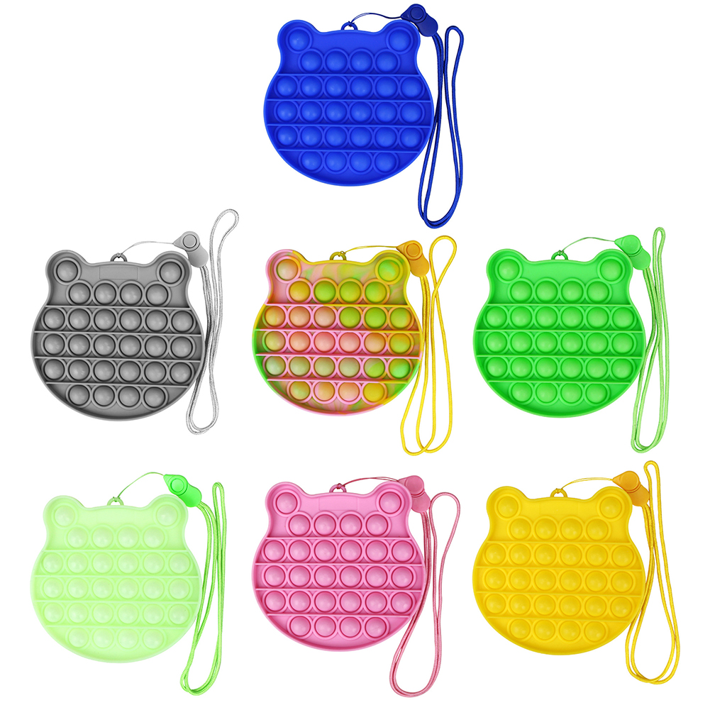Bear Autism Needs Anti Stress Push Bubble with Lanyard Sensory Squeeze Toys, Multicolor, 501 Original
Bear Autism Needs Anti Stress Push Bubble with Lanyard Sensory Squeeze Toys, Multicolor, 501 Original