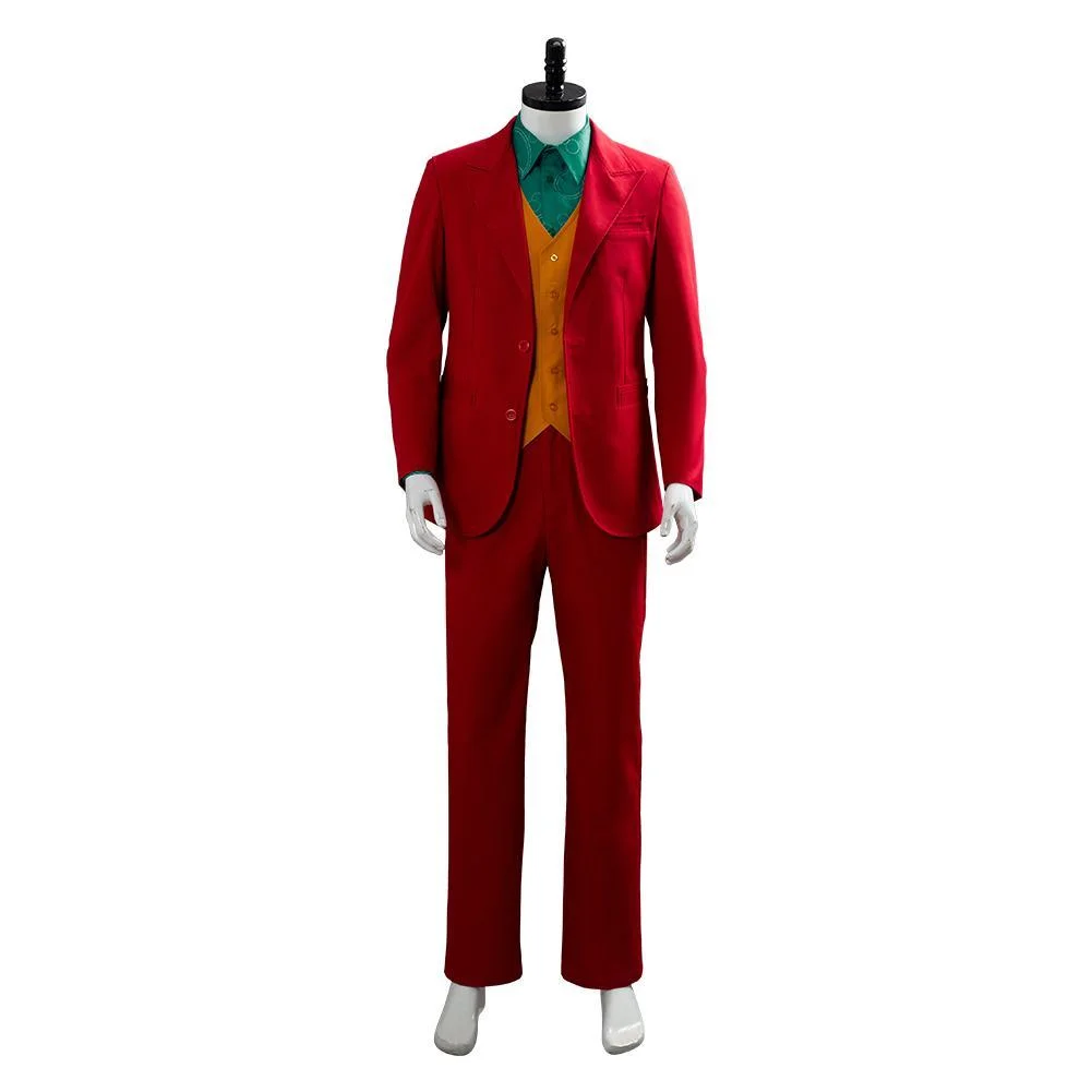 Joker Origin Romeo Film Dc Movie Joaquin Phoenix Arthur Fleck Cosplay Costume Outfit Dress Suit Uniform