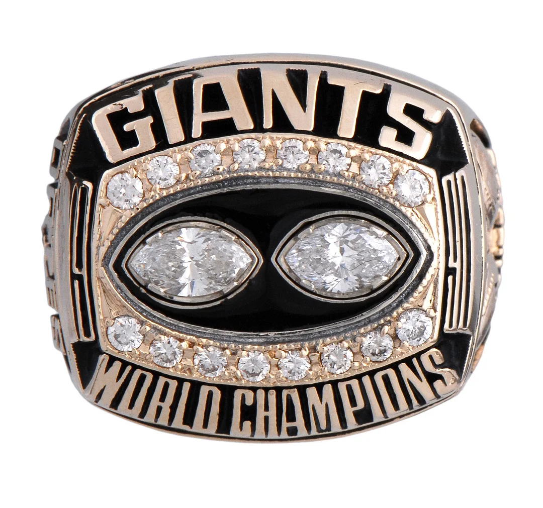 1990 New York Giants Super Bowl Championship Ring