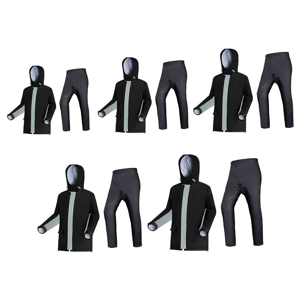 Adult Outdoor Rain Suit Waterproof Jacket + Pants with Reflective Stripes, Xxl, 501 Original
Adult Outdoor Rain Suit Waterproof Jacket + Pants with Reflective Stripes, Xxl, 501 Original
