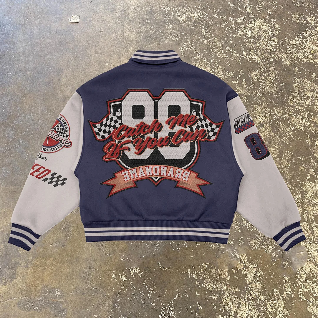 NO.88 casual street baseball jacket