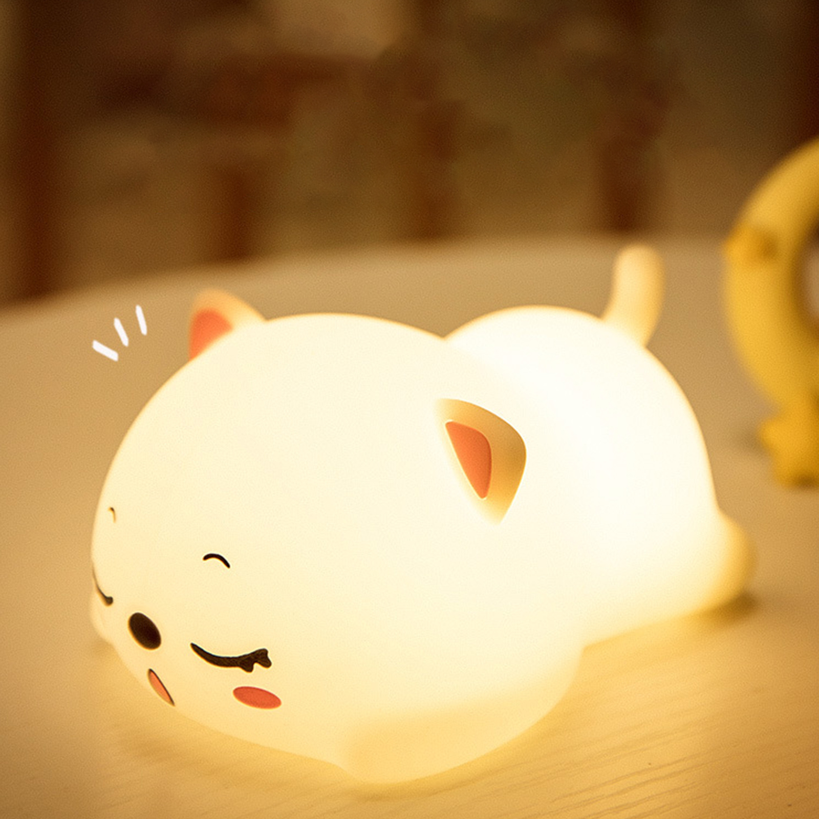 Silicone LED Cartoon Bear Touch Pat Remote Control Color-Night Light, 501 Original
Silicone LED Cartoon Bear Touch Pat Remote Control Color-Night Light, 501 Original