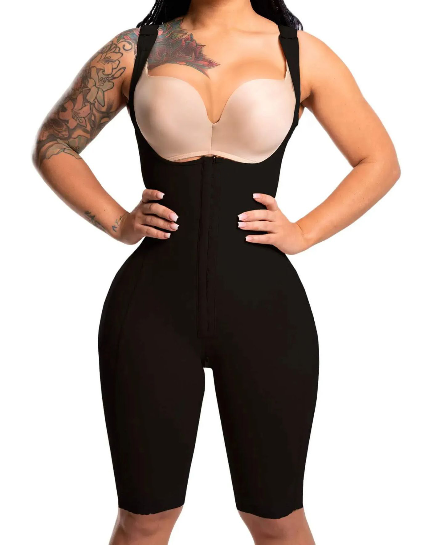 Sleeveless Breasted Open Bust Shapewear