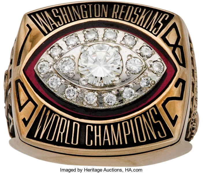 1982 Washington Redskins Super Bowl Championship Ring