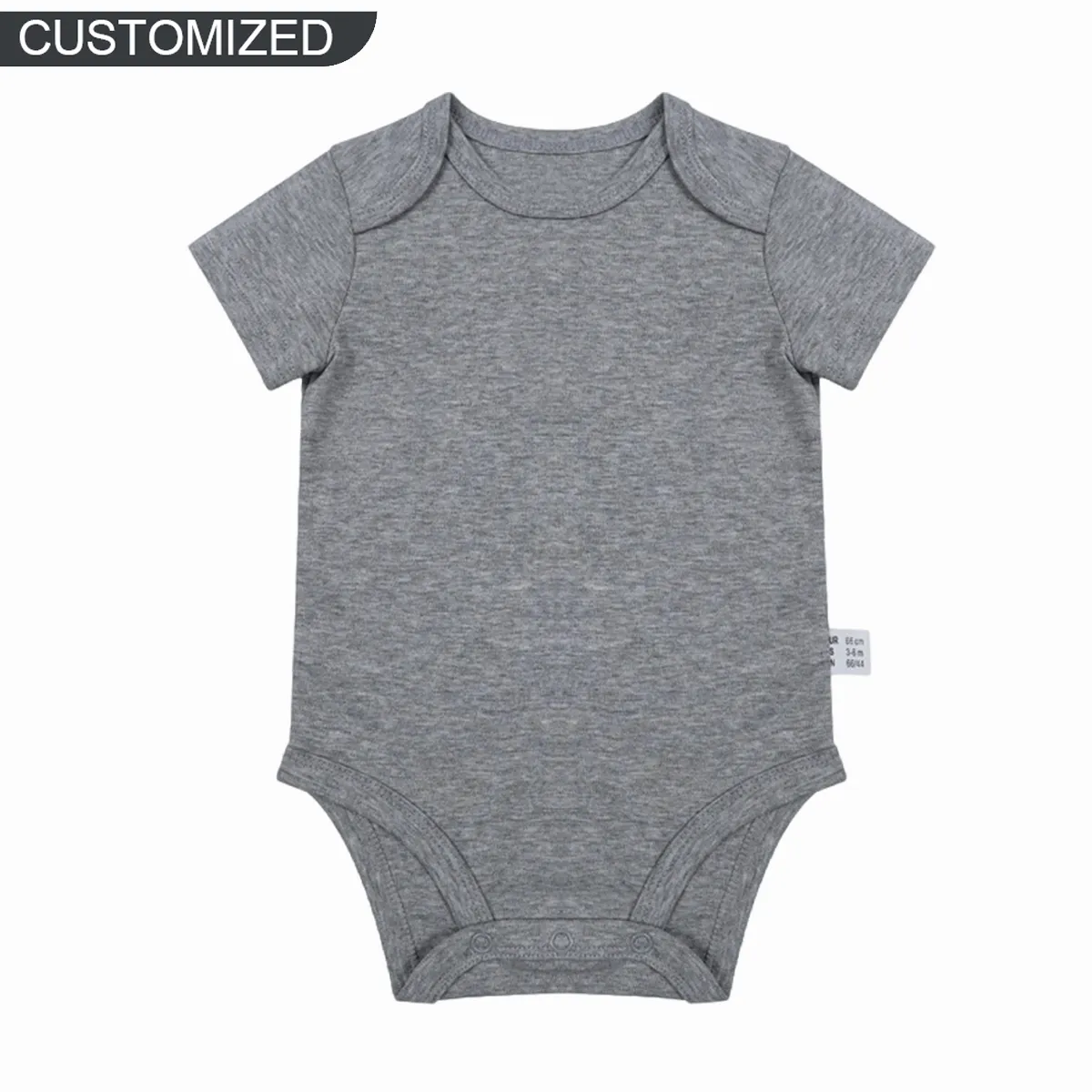 【0M-24M】Customized Butterfly&Flower Letter Baby Bodysuit