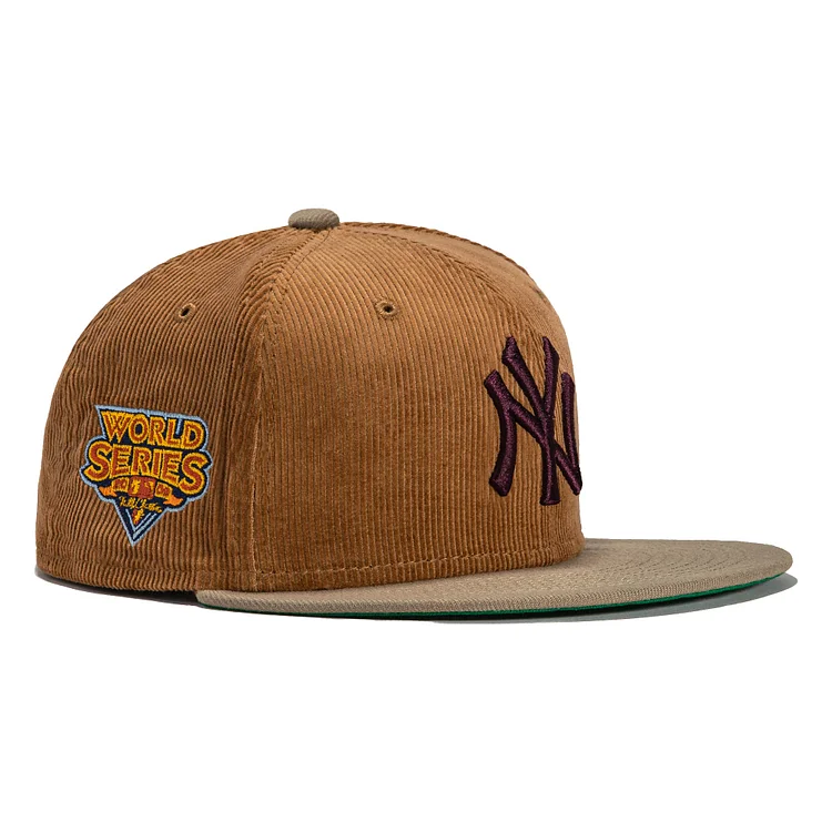New Era 59Fifty Cord Dream New York Yankees 2009 World Series Patch Hat - Khaki QueenFunky