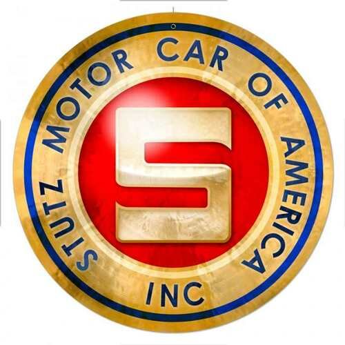 Motor Car- Round Shape Tin Signs/Wooden Signs - 30*30CM