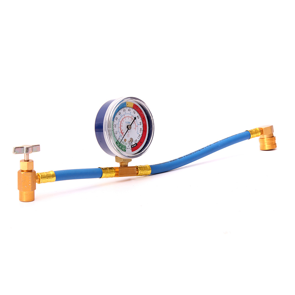 R134A Refrigerant Recharge Hose Car Air Conditioner Fluoride Pressure Gauge, 501 Original
R134A Refrigerant Recharge Hose Car Air Conditioner Fluoride Pressure Gauge, 501 Original