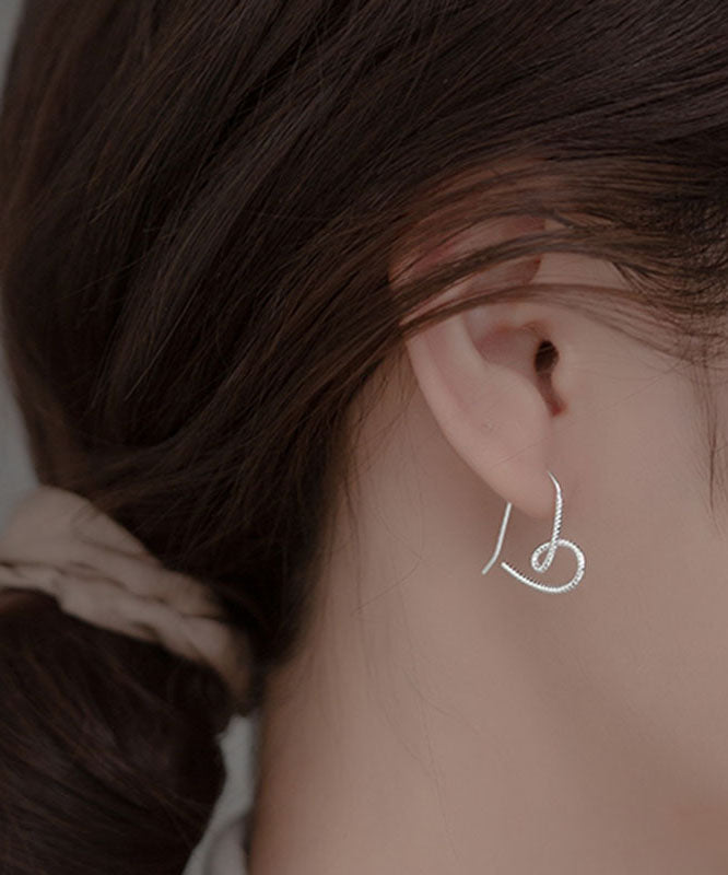 QUOTE HOOP EARRING / SIL